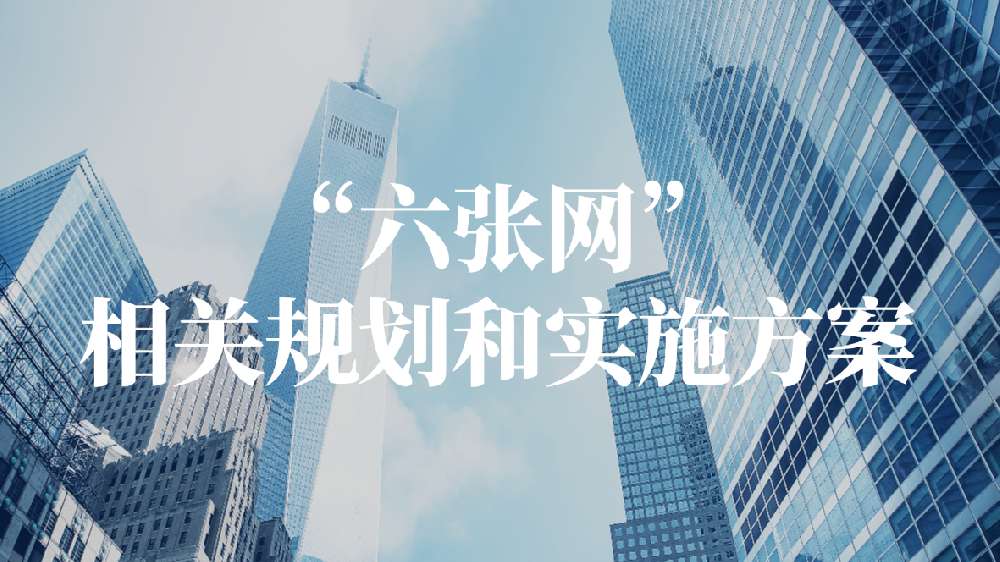 我国将抓紧出台“六张网”相关规划和实施方案